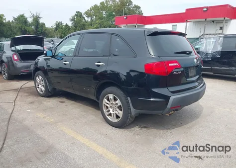 2007 Acura Mdx Technology z USA, uszkodzony, nr VIN 2HNYD283X7H519333
